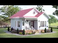 Beautifully Small House Design 7x8 Meters 23x26 Ft 1 Bedroom - Tiny Modern House Full Tour
