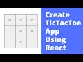 Build Tic-Tac-Toe Game using React HTML CSS JavaScript