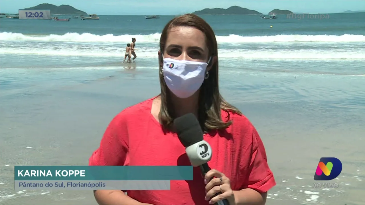 Alerta de mar agitado e ressaca para o Litoral catarinense