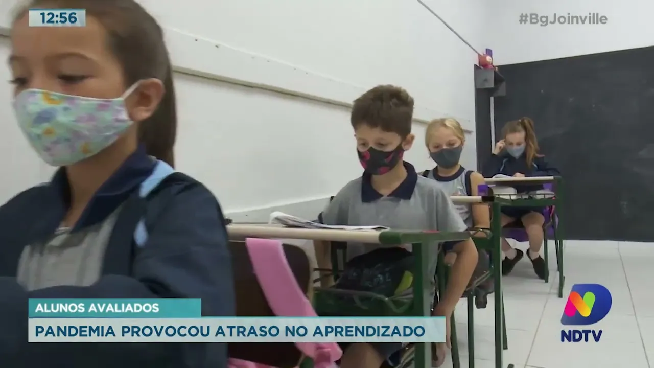 Alunos avaliados: Pandemia provocou atraso no aprendizado