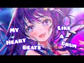 Download Lagu Nightcore - My heart beats like a drum (Lyrics)