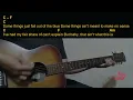 Dylan Marlowe - No Coincidence Easy Guitar Chord & Lyrics (cover)
