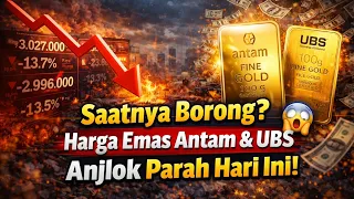 BREAKING! Harga Emas 2 Februari 2026 Anjlok – Antam & UBS Ambruk!