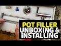 Unboxing Installing Luxier BC KTS17 TC Wall Mounted Pot Filler