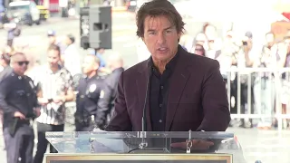 tom cruises speech at the ceremony for david beckhams star on the hollywood walk of fame