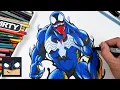 How To Draw Venom BEST DRAWING Process Revealed