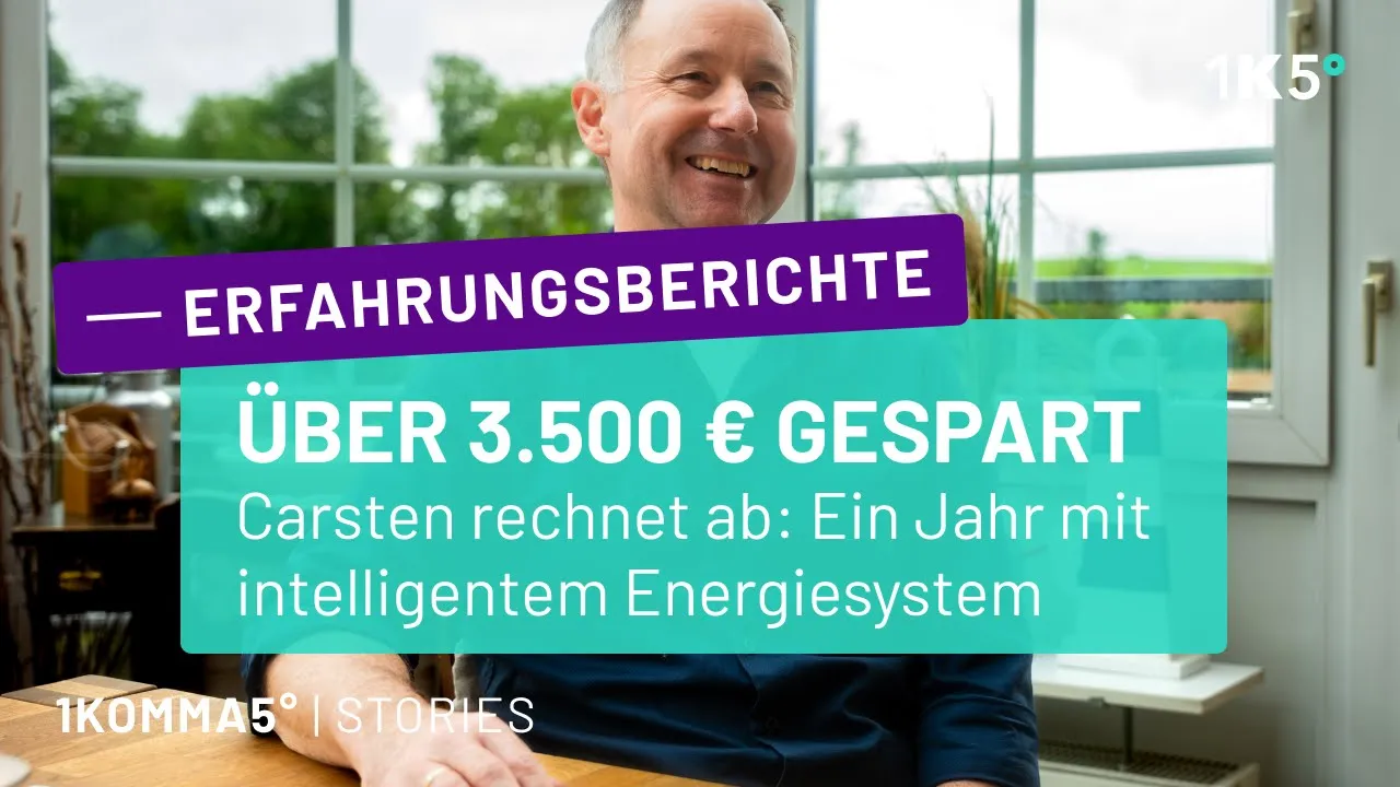 1KOMMA5° — 1KOMMA5° - Saving money with heat pump and solar panels (YouTube video ad)