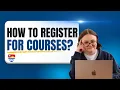 Registering for Courses Quick myPortal Tutorial