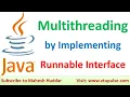 How to create Multiple Threads by implementing Runnable interface in Java Multithreading in Java