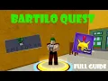 How to do the Bartilo Quest Full Guide - Roblox Blox Fruits