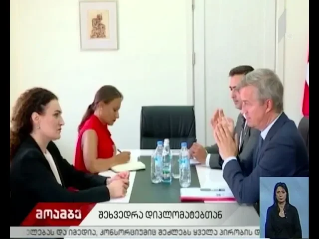 საგარეო საქმეთა მინისტრის მოადგილე დიპკორპუსს შეხვდა