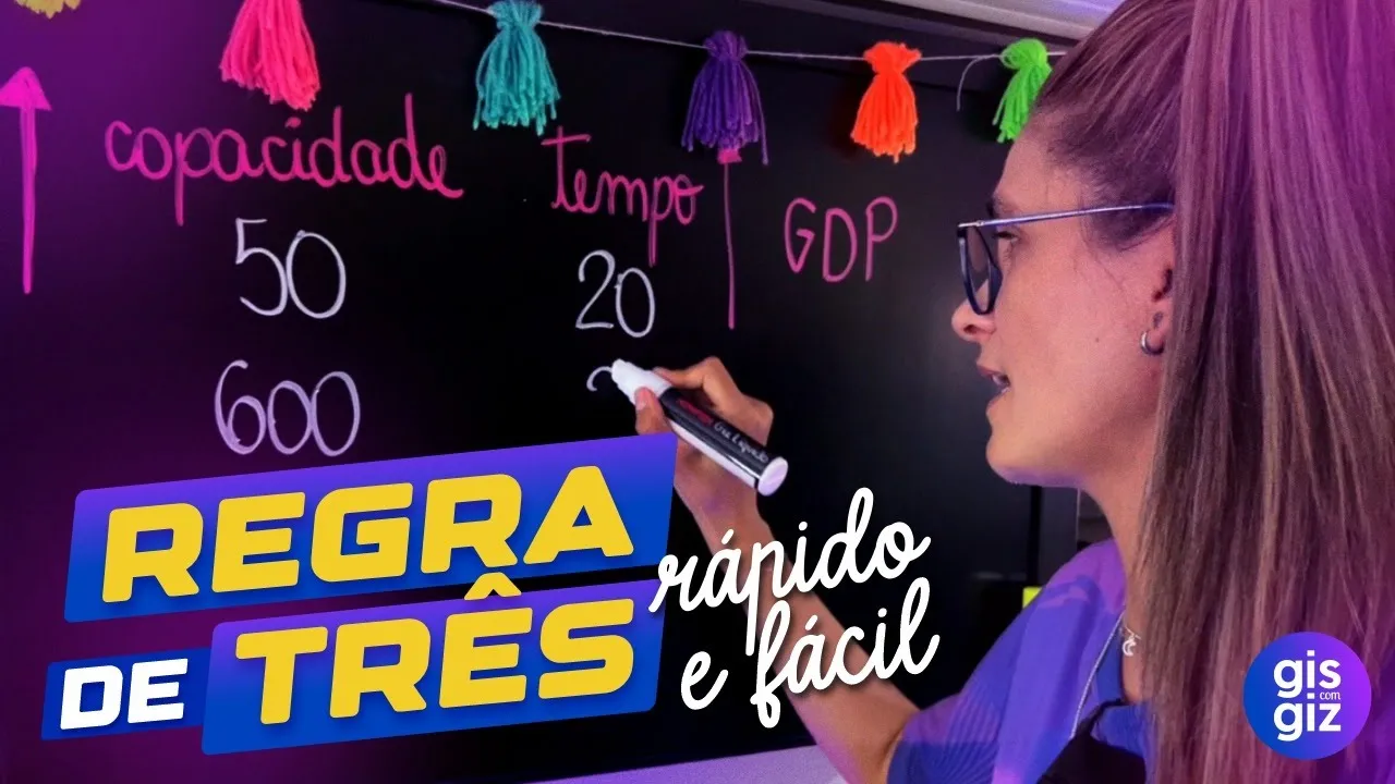 REGRA DE TRÊS: Aprenda em 4 Minutos! (Exercício Resolvido)