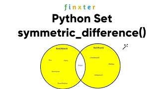 Python Set symmetric - difference