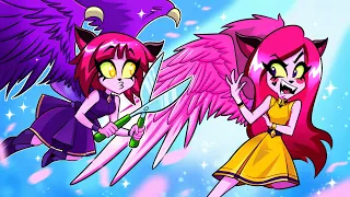 Struggles of Having Wings || Unusual Wing Family Animated by Teen-Z