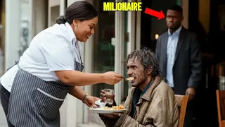 Waitress Fired for Feeding a Homeless Man, Her Boss Regrets It When a Mysterious Stranger Shows Up
