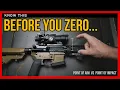 Zeroing Mistakes Start Here -