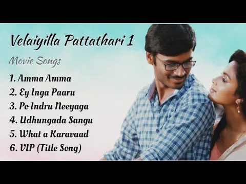 Download MP3 Velaiyilla Pattathari 1 Songs | Dhanush | Amala Paul | Anirudh Ravichander