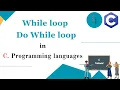 What is while loop and do while loop in C programming syntax flowchart and example