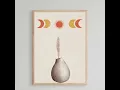 Modern Printable Boho Prints Mid Century Wall Art