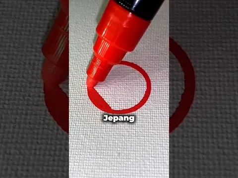 Cara cepat membuat gambar bendera jepang! 😧