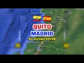 Quito to Madrid Flight Route with Air Europa UX138