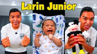 😂 El Hijo de Larin No Para de Llorar | Las Comedias Graciosas de Alfredo Larin, Mesi, Dani y Otros