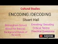 STUART HALL ENCODING DECODING