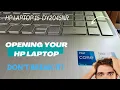 Opening HP laptop without breaking the case HP Laptop 15-DY2045nr