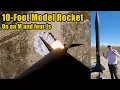 7 5 Honest John High Power Rocket Flies on 5 Motors