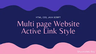 Current Page Active Link Highlight Active Navigation Menu
