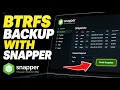 How to backup Btrfs subvolumes on VPS with snapper - Complete Guide