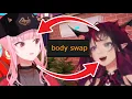ENG Calli and IRyS body swap and its f cking hilarious