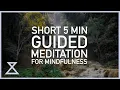 Short 5 Minute Guided Meditation for Mindfulness