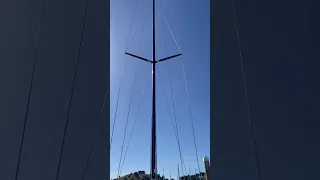 Time to drop and re-bed the keel! #yachtracing #ourladydefiant