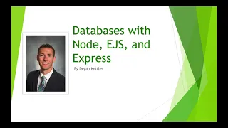 Learn Node and Express - Databases with Node Express and EJS