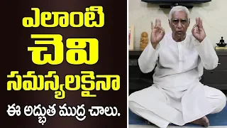 yoga mudra for ear problems in telugu yoga mudra for beginners pedda balasiksha