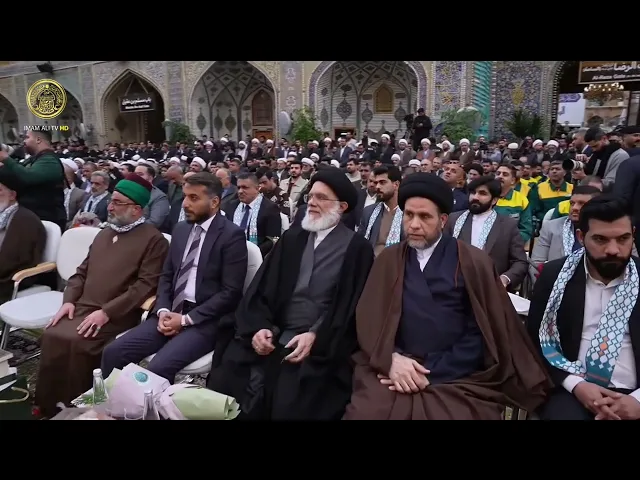 ⁣مراسم التذهيب الجديد للإيوان الذهبي الكبير 1447 هـ