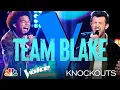 Team Blake's Cam Anthony and Connor Christian Fight It Out Through Song - The Voice Knockouts 2021