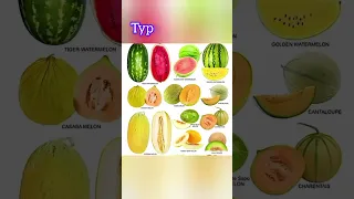 Types Of Melon Melon Watermelon Meloni Advancedenglish Ieltsvocabulary English 