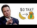 Why Elon Musk Pays No Taxes Explained with Bananas