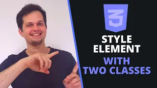 Apply CSS when two classes are together