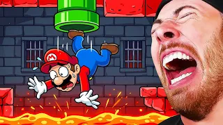Mario Can't Touch THE COLOR RED!!!