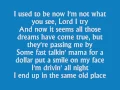 Gypsy Road - Cinderella (Lyrics)