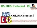 color command in dos