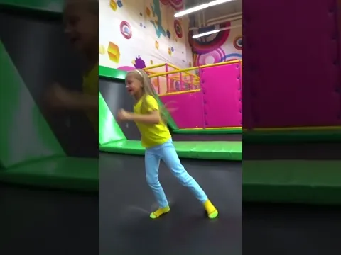 🤸‍♀️🎉 Yaroslava’s Trampoline Park Fun! 👧✨#funforkids #kidsgames #indoorgames #kidssongs