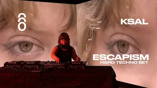 HARD TECHNO SET BY KSAL ESCAPISM VISUALS BY OTROLAYER