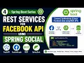 4 - REST Services for Facebook API using Spring Social Boot