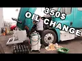 Cascadia SEMI TRUCK OIL change IN 15 MINUTES