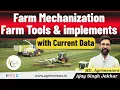 Farm Mechanization Farm Tools implements with Current Data 2023