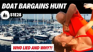 Liveaboard Cruiser HUNTING BOAT BARGAINS Tiny Home Living on the Water in Passagemaker Trawler Life